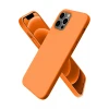 Newface Apple iPhone 12 Pro Kılıf First Silikon - Turuncu