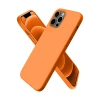 Newface Apple iPhone 12 Pro Kılıf First Silikon - Turuncu