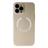 Newface Apple iPhone 12 Pro Kılıf Jack Magneticsafe Lens Silikon - Gold