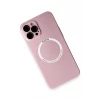Newface Apple iPhone 12 Pro Kılıf Jack Magneticsafe Lens Silikon - Rose Gold