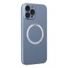 Newface Apple iPhone 12 Pro Kılıf Jack Magneticsafe Lens Silikon - Sierra Blue