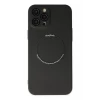 Newface Apple iPhone 12 Pro Kılıf Jack Magneticsafe Lens Silikon - Siyah