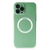 Newface Apple iPhone 12 Pro Kılıf Jack Magneticsafe Lens Silikon - Yeşil
