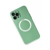 Newface Apple iPhone 12 Pro Kılıf Jack Magneticsafe Lens Silikon - Yeşil