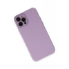 Newface Apple iPhone 12 Pro Kılıf Lansman Glass Kapak - Lila