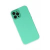 Newface Apple iPhone 12 Pro Kılıf Lansman Glass Kapak - Turkuaz
