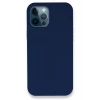 Newface Apple iPhone 12 Pro Kılıf Lansman Legant Silikon - Lacivert