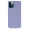 Newface Apple iPhone 12 Pro Kılıf Lansman Legant Silikon - Lila