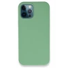 Newface Apple iPhone 12 Pro Kılıf Lansman Legant Silikon - Yeşil
