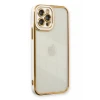 Newface Apple iPhone 12 Pro Kılıf Liva Lens Silikon - Beyaz