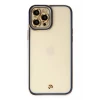 Newface Apple iPhone 12 Pro Kılıf Liva Lens Silikon - Mavi