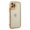 Newface Apple iPhone 12 Pro Kılıf Liva Lens Silikon - Rose