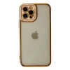 Newface Apple iPhone 12 Pro Kılıf Liva Lens Silikon - Rose