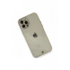 Newface Apple iPhone 12 Pro Kılıf Liva Taşlı Silikon - Beyaz