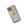 Newface Apple iPhone 12 Pro Kılıf Liva Taşlı Silikon - Kırmızı