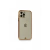 Newface Apple iPhone 12 Pro Kılıf Liva Taşlı Silikon - Pembe