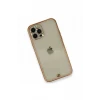Newface Apple iPhone 12 Pro Kılıf Liva Taşlı Silikon - Pembe