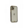 Newface Apple iPhone 12 Pro Kılıf Liva Taşlı Silikon - Siyah