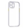 Newface Apple iPhone 12 Pro Kılıf Miami Şeffaf Silikon - Lila