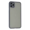 Newface Apple iPhone 12 Pro Kılıf Montreal Silikon Kapak - Gri