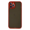 Newface Apple iPhone 12 Pro Kılıf Montreal Silikon Kapak - Kırmızı