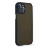 Newface Apple iPhone 12 Pro Kılıf Montreal Silikon Kapak - Lacivert