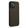 Newface Apple iPhone 12 Pro Kılıf Montreal Silikon Kapak - Siyah