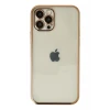 Newface Apple iPhone 12 Pro Kılıf Razer Lensli Silikon - Gold