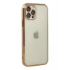 Newface Apple iPhone 12 Pro Kılıf Razer Lensli Silikon - Gold