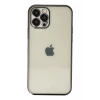Newface Apple iPhone 12 Pro Kılıf Razer Lensli Silikon - Siyah