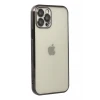 Newface Apple iPhone 12 Pro Kılıf Razer Lensli Silikon - Siyah
