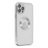 Newface Apple iPhone 12 Pro Kılıf Slot Silikon - Gümüş