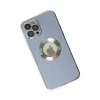 Newface Apple iPhone 12 Pro Kılıf Store Silikon - Sierra Blue
