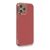 Newface Apple iPhone 12 Pro Kılıf Volet Silikon - Kırmızı