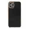 Newface Apple iPhone 12 Pro Kılıf Volet Silikon - Siyah