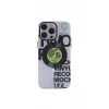 Newface Apple iPhone 12 Pro Max Kılıf Apollo Magneticsafe Desenli Kapak - Apollo Şeffaf - 5