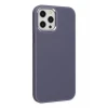 Newface Apple iPhone 12 Pro Max Kılıf Asya Deri Silikon - Mor
