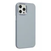Newface Apple iPhone 12 Pro Max Kılıf Asya Deri Silikon - Sierra Blue