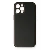 Newface Apple iPhone 12 Pro Max Kılıf Coco Deri Silikon Kapak - Siyah