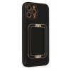 Newface Apple iPhone 12 Pro Max Kılıf Coco Elit Kapak - Siyah