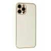 Newface Apple iPhone 12 Pro Max Kılıf Coco Karbon Silikon - Beyaz