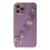 Newface Apple iPhone 12 Pro Max Kılıf Esila Silikon - Mor