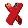 Newface Apple iPhone 12 Pro Max Kılıf First Silikon - Koyu Kırmızı