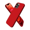 Newface Apple iPhone 12 Pro Max Kılıf First Silikon - Koyu Kırmızı