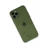 Newface Apple iPhone 12 Pro Max Kılıf Fly Lens Silikon - Yeşil