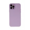 Newface Apple iPhone 12 Pro Max Kılıf Lansman Glass Kapak - Lila