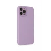 Newface Apple iPhone 12 Pro Max Kılıf Lansman Glass Kapak - Lila