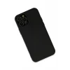 Newface Apple iPhone 12 Pro Max Kılıf Lansman Glass Kapak - Siyah