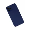 Newface Apple iPhone 12 Pro Max Kılıf Lansman Glass Kapak - Sky Blue