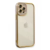 Newface Apple iPhone 12 Pro Max Kılıf Liva Lens Silikon - Lila